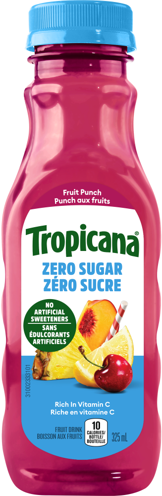 Punch aux fruits TropicanaMD Zéro sucre