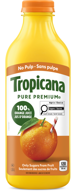 Tropicana® 100 % Pure Orange Juice - No Pulp