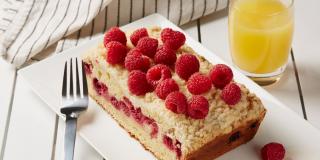 Orange Raspberry Coffee Cake 
