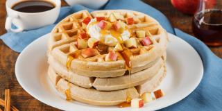 Apple Cinnamon Waffles 