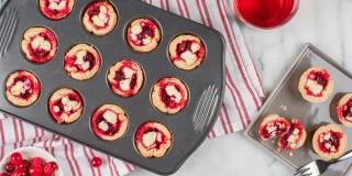 Cranberry Goat Cheese Puffs