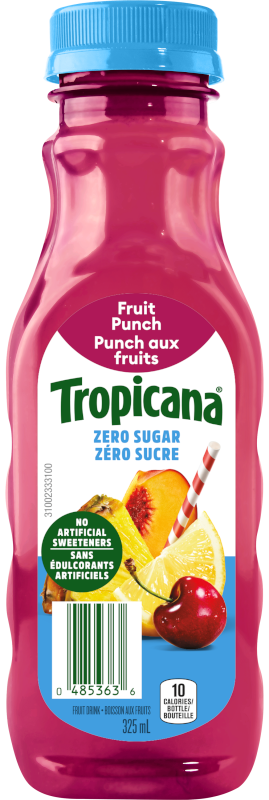 Punch aux fruits TropicanaMD Zéro sucre