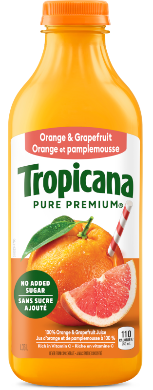 Tropicana® 100 % Pure Orange & Grapefruit Juice