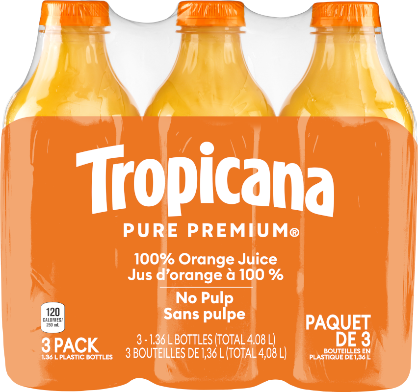 Jus D’orange TropicanaMD Pur À 100 % Sans Pulpe – Format Club