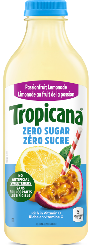 Tropicana® Zero Sugar Passionfruit Lemonade 